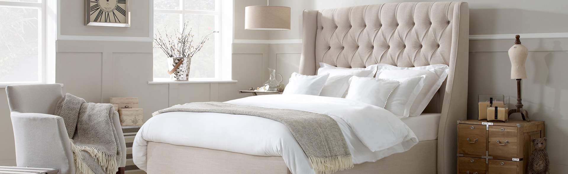 The English Bed Company Upholstered Beds & Headboards UK Delivery