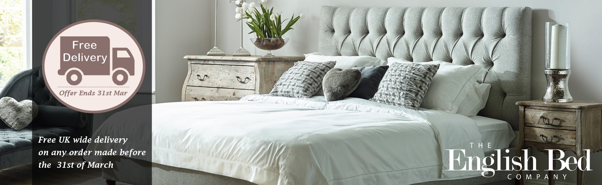 The English Bed Company Upholstered Beds & Headboards UK Delivery