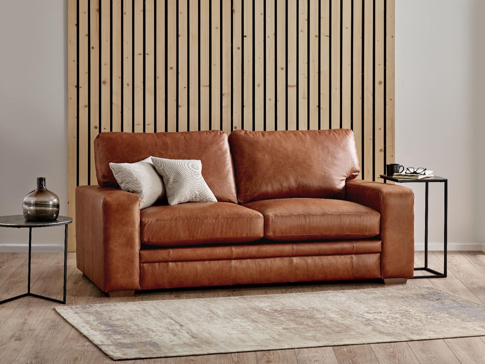 Abbey Leather Sofa Bed