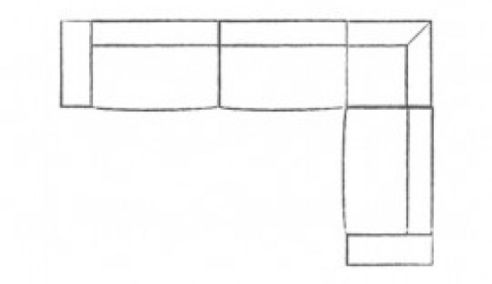 Columbus leather corner sofa