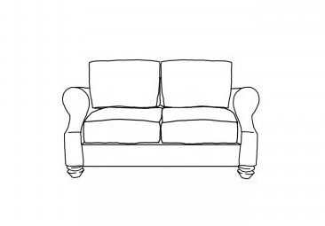 Churchill Fabric Sofa 3 Seater