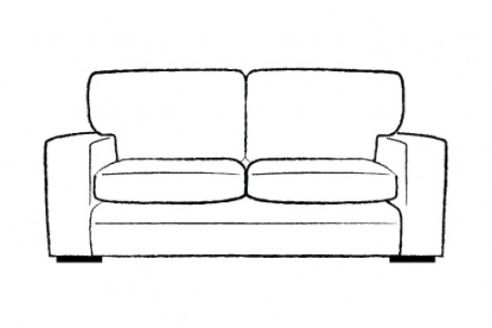 Abbey Leather 3 Seater Sofa Bed