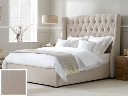 Austen King Bed - Azurite Mink