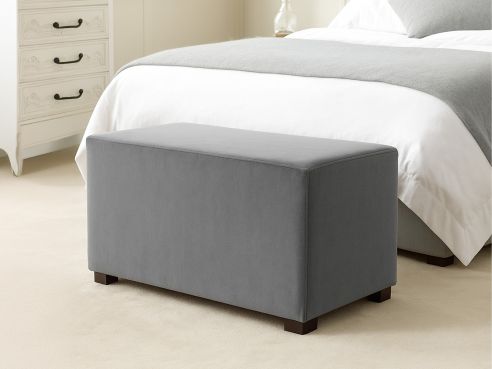 Cube Fabric Double Footstool
