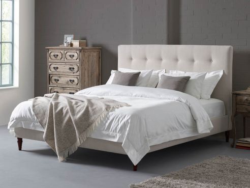 Eliot Super King Bed - Seattle Canvas