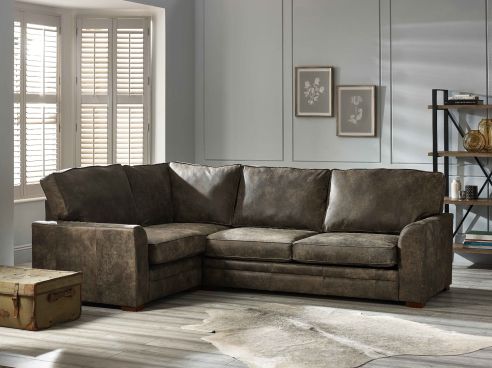Liberty Leather Corner Sofa Bed