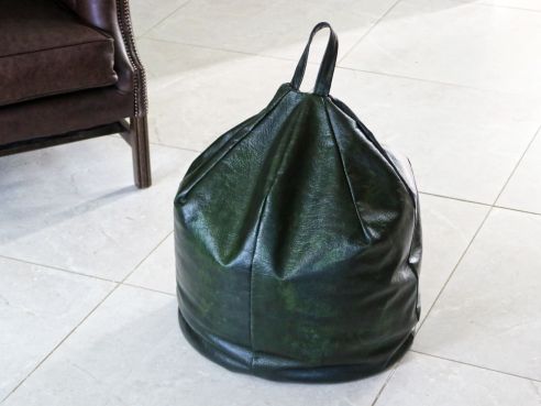 Macy Leather Bean Bag
