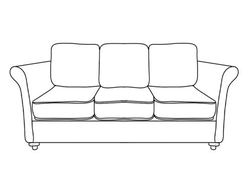 Salisbury Leather Sofa 4 Seater