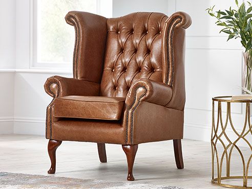 Scroll Wing Chair