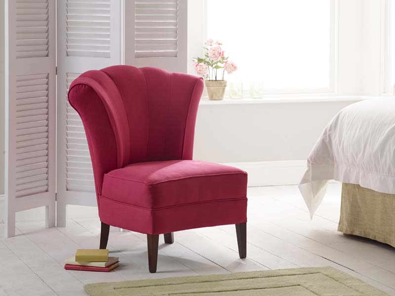 Bedroom Modern Chairs Upholstered Studded Cushioned