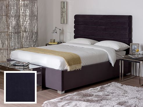 BYRON King Bed - Gas Lift - Amalfi Anthracite