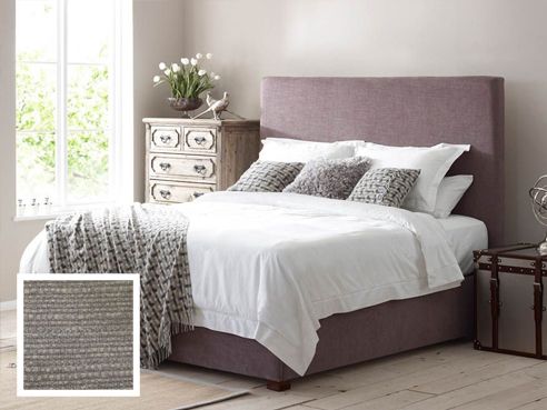 CHRISTIE King Bed - Divan Base - Shergar Ash