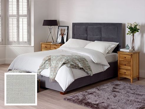 ARMITAGE KING BED - 2 DRAWER DIVAN - HARBOUR SILVER