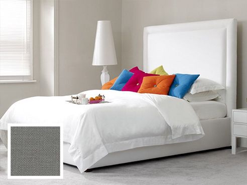 Lewis King Bed - Harbour Grey