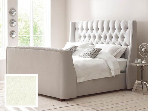 ORWELL Super King Bed - Finesse Ivory
