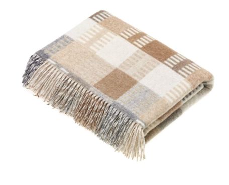 Natural Lambswool Throw